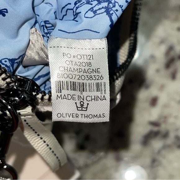 NWT Oliver Thomas Quilted Champagne Crossbody Cellphone RFID Blocking Purse New - Picture 7 of 12